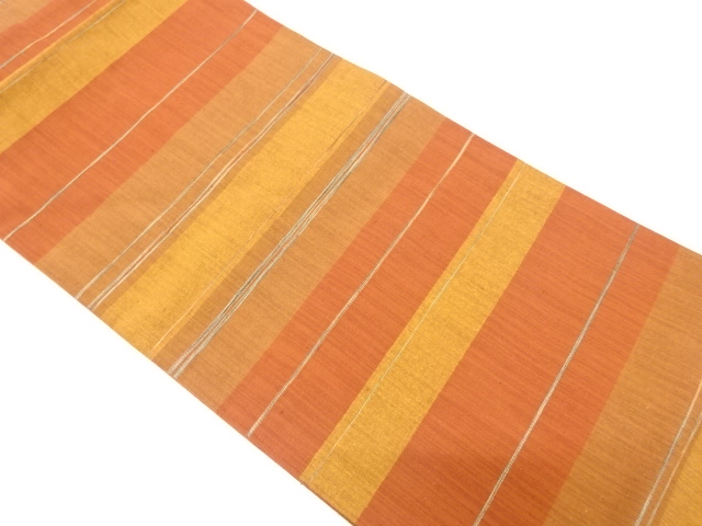 横段模様織り出し名古屋帯